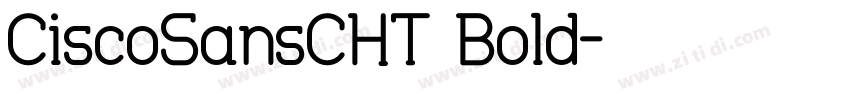 CiscoSansCHT Bold字体转换